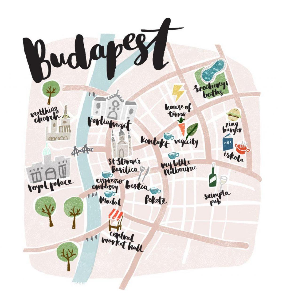 карта Будимпеште оффлине