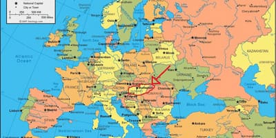 Локација на карти Будимпеште