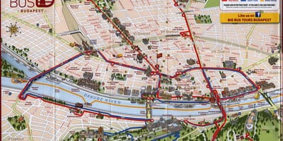 Велике аутобуске туре Будимпешта мапи
