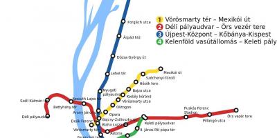 Карта Келети У Будимпешти