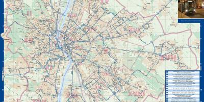 Будимпешта ноћни аутобус мапи